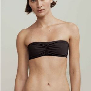 Toteme - Royan Bandeau Bikini Top - Black - XS